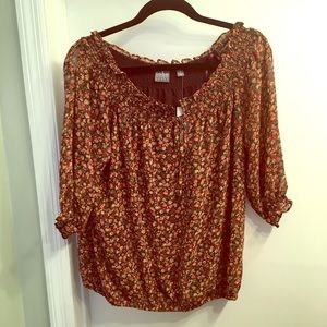 NY &Co SoHo Jeans Off the Shoulder Top